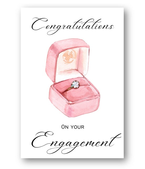 Second Ave Engagement Ring Congratulations Card