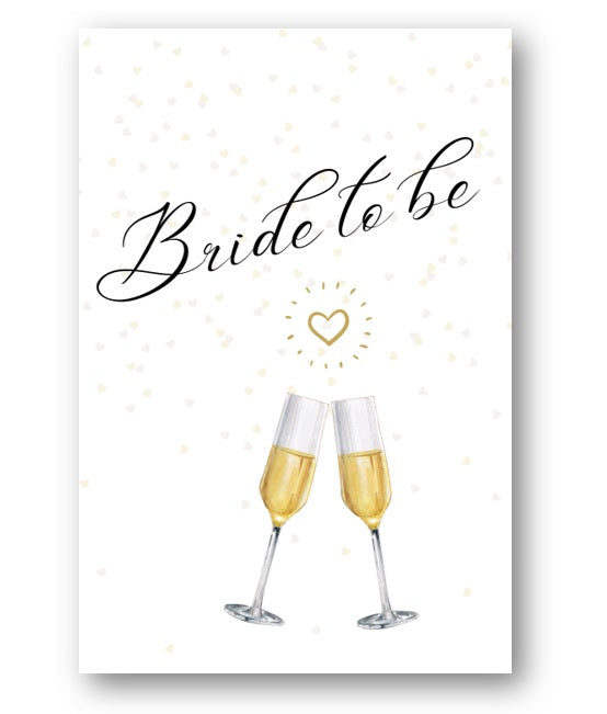 Second Ave Engagement Wedding Bride To Be Champagne Congratulations Card