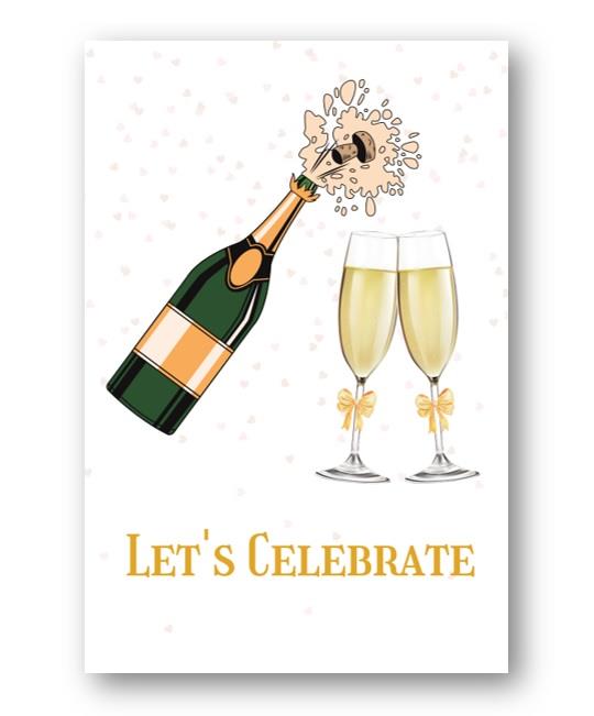 Second Ave Lets Celebrate Happy Birthday Engagement Wedding Congratulations Card Greetings Card Friend