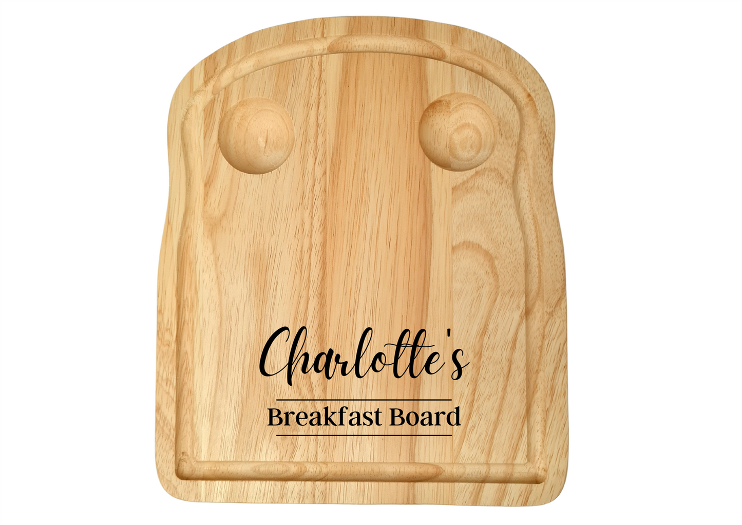 Second Ave Personalised Name Kitchen Toast Chopping Egg Breakfast Board Birthday Xmas Gift