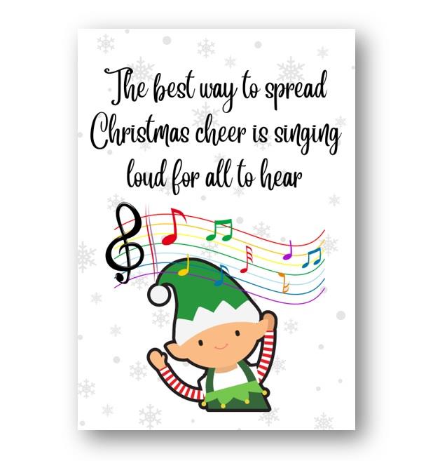 Second Ave Funny Joke Elf Spread Christmas Cheer Xmas Holiday Festive Greetings Card