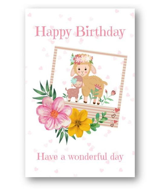 Second Ave Spring Flowers Cute Happy Birthday Card Greetings Card For Her Female Friend