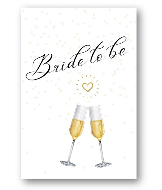 Second Ave Engagement Wedding Bride To Be Champagne Congratulations Card