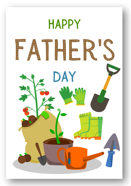Second Ave Happy Father's Day Garden Card For Dad Daddy Grandad