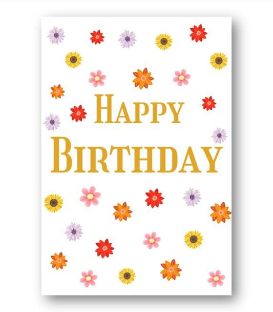 Second Ave Flowers Cute Happy Birthday Card Greetings Card For Her Female Friend