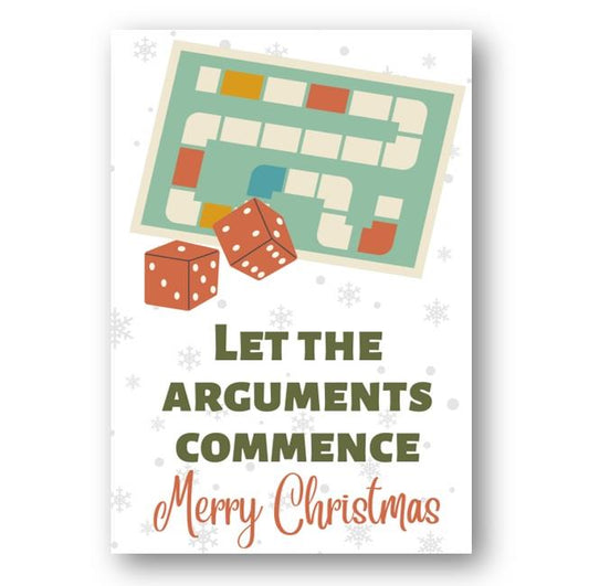 Second Ave Funny Joke Board Game Christmas Xmas Holiday Festive Greetings Card