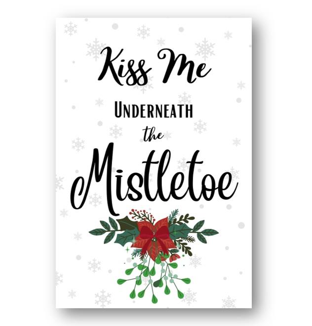 Second Ave Mistletoe Kiss Christmas Xmas Holiday Festive Greetings Card
