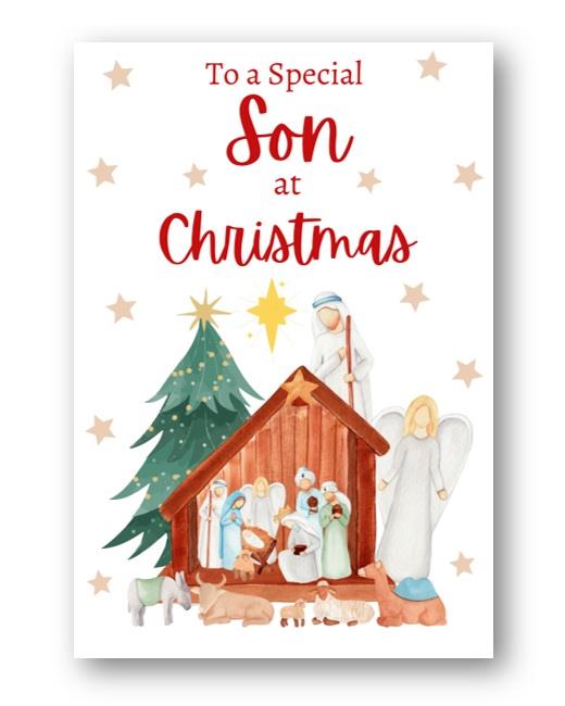 Second Ave Son Christmas Nativity Holiday Festive Greetings Card