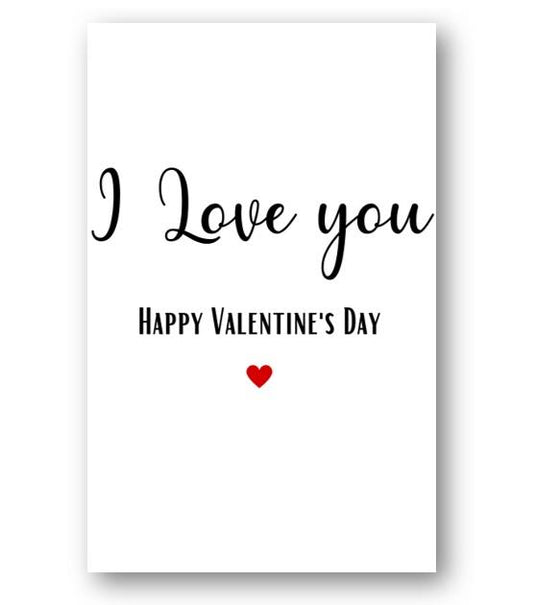 Second Ave I Love You Valentine Card For Him/Her Cute Romantic Valentine's Day