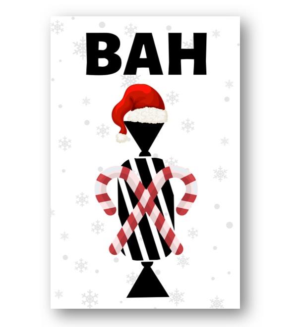 Second Ave Funny Joke Bah Humbug Christmas Xmas Holiday Festive Greetings Card
